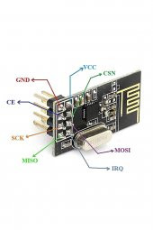 NRF24L01 2.4GHz Transceiver Modül Alıcı Verici Kablosuz Haberleşme RF Wireless Arduino 100metre - 5