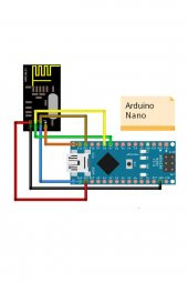 NRF24L01 2.4GHz Transceiver Modül Alıcı Verici Kablosuz Haberleşme RF Wireless Arduino 100metre - 7