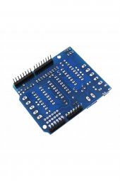 Arduino L293D Motor Sürücü Shield Alt Kart  DC 36V 0.6A 4x DC Motor 2x Step Motor 2x Servo Motor Uno - 4