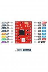 A4988 Bipolar Step Motor Sürücü Modül  DC 35V 2A Mikrostep 32 Adım 3D Yazıcı Robot Cnc Reprap Mks - 6