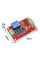 FRM01 Çok Fonksiyonlu Zaman Rölesi Döngü Gecikmesi Zamanlayıcı Timer 12V 24V Kuluçka - 7