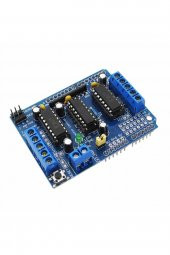 Arduino L293D Motor Sürücü Shield Alt Kart  DC 36V 0.6A 4x DC Motor 2x Step Motor 2x Servo Motor Uno - 6