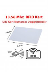 UID Değiştirilebilir 13.56Mhz RFID Manyetik Kart Rfid Proximity Göstergeç Kart 13.56 Mhz Kapı Geçiş - 1