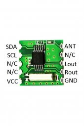RDA5807M FM Stereo Radyo Alıcı Modülü  RRD-102V2.0 I2C Dijital Programlanabilir Hassas Düşük - 4