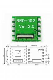 RDA5807M FM Stereo Radyo Alıcı Modülü  RRD-102V2.0 I2C Dijital Programlanabilir Hassas Düşük - 7