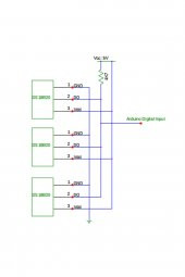 DS18B20 Sıcaklık Isı Sensörü Dijital Termometre IC -55C 125C  TO-92 +-0.5C Hassasiyet 9/12 Bit ADC - 8