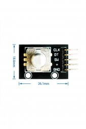 KY-040 Rotary Encoder Modül  20 Pals Pwm 360 Derece Döner Butonlu Dijital - 3