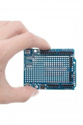 Arduino Proto Shield V5 Syb170 Mini Breadboard  Uno R3 Alt Kart Prototip Genişleme Kartı 2 Led - 2
