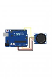 Arduino Joystick Modül KY-023  XY PS2 Oyun Kumanda Kontrol Kolu Rocker Joystick 2 Eksen - 8