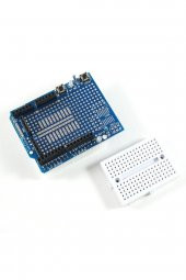 Arduino Proto Shield V5 Syb170 Mini Breadboard  Uno R3 Alt Kart Prototip Genişleme Kartı 2 Led - 4