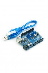 Arduino UNO R3 Klon Atmega328p Smd CH340  Usb Kablolu Açık Kaynak Kodlu Yazılım Geliştirme Kartı - 4