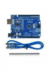 Arduino UNO R3 Klon Atmega328p Smd CH340  Usb Kablolu Açık Kaynak Kodlu Yazılım Geliştirme Kartı - 5