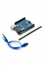 Arduino UNO R3 Klon Atmega328p Smd CH340  Usb Kablolu Açık Kaynak Kodlu Yazılım Geliştirme Kartı - 6