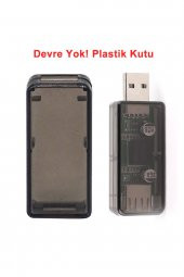 Plastik USB Adum Devre Kutusu  Şeffaf Elektronik Proje Ürün Adum3160 Shell Voltmetre Ampermetre - 3