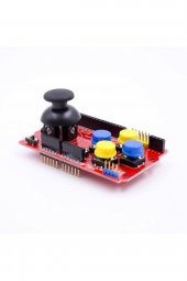 Arduino Joystick Shield 2 Eksen XY Joystick nRF24L01 Nokia5110 Bluetooth PS2 IIC 3.3V 5V 6 Buton Playstation - 1