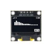 0.96 Inch Beyaz Oled Lcd Modül 128x64 Pixel IIC I2C Seri 0.96 Ekran Gösterge SSD1306 3.3V 5V Matrix Display - 1
