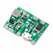 TP4056 18650 Lityum Pil Şarj Micro Usb Ayarlı Voltaj Yükseltici 3-7V to 27V Boost Step Up Lion Akü - 3