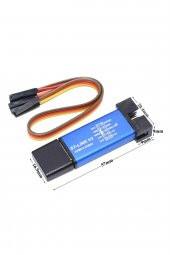 ST-LINK V2 Mini  STLINK V2 KLON  METAL KUTU  STM32 ARM JTAG PROGRAMLAYICI - st link v2 - 3