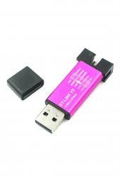 ST-LINK V2 Mini  STLINK V2 KLON  METAL KUTU  STM32 ARM JTAG PROGRAMLAYICI - st link v2 - 5