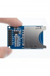 Sd Kart Modülü  Hafıza Bellek Okuma Yazma SPI 3.3V/5V Data Kayıt Logger Arduino Memory Ses Mp3 Kayıt thumbnail 7