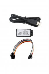 USB Lojik Analizör 24 MHz 8 Kanal SPI I2C Uart CAN DMX-512 I2S Manchester 1-Wire UNI/O Seri Paralel Arm - 3