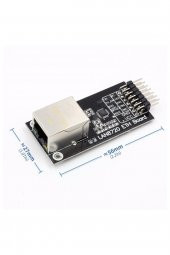 LAN8720 Ethernet Haberleşme Modülü 10 / 100 RMII İnternet Alıcı Verici İletişim Ağ Network Modülü - 1