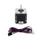 Nema 17 Step Motor 1.5A 0.4Nm D Mil 2 Faz 1.5A 1.8 Derece 200 Adım 3D Yazıcı Printer - 3