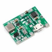 TP4056 18650 Lityum Pil Şarj Micro Usb Ayarlı Voltaj Yükseltici 3-7V to 27V Boost Step Up Lion Akü - 4