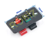 2li Hoparlör Terminal Soketi Panel Montaj Tip Yaylı Speaker Ses Kablo Bağlantı Birleştirme Konnektör thumbnail 8