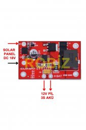 MPPT Solar Panel 12V Akü Şarj Kartı CN3767 13,5V 3A Pil Batarya Kurşun Asit Akü Şarj Güneş Pili - 1