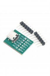 Usb Type C to Dip Pcb 12 Pin Adaptör Kart - 2