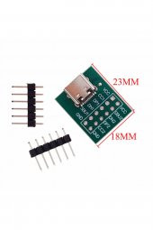 Usb Type C to Dip Pcb 12 Pin Adaptör Kart - 8