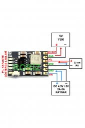MH-CD42 5V 2A Lityum Pil Şarj Deşarj Koruyuc Modül Powerbank 3-7V 18650 Lipo Batarya Akü Şarj Voltaj - 8