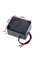 120db Aktif Buzzer DC 12V Siren Yüksek Desibel Aralıklı Yüksek Beep Ses Üreteci Alarm Hırsız Araba - 2