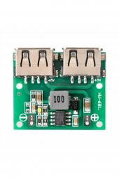 6-24V to 5V 3A Dual USB Çıkış Voltaj Düşürücü HW-681  2x Usb Çıkış Şarj Taşınabilir Güç Kaynağı - 4