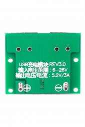 6-24V to 5V 3A Dual USB Çıkış Voltaj Düşürücü HW-681  2x Usb Çıkış Şarj Taşınabilir Güç Kaynağı - 6