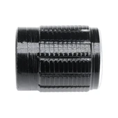 Alüminyum Pot Başlığı 6mm Tırtıklı Mil  6mm Siyah Metal Potansiyometre Rotary Enkoder Ses Voltaj thumbnail 6