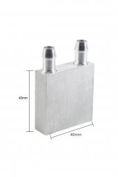 4x4cm Sıvı Su Aluminyum Soğutucu Blok Bilgisayar Cpu Grafik Gpu Anakart Xbox Lazer Kafa Soğutma Fan - 1