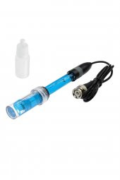 PH Elektrot Sensör Probu E201-1C  Sıvı Su 0-14Ph Algılayıcı BNC Soket Analog Ph Metre Test Akvaryum - 1