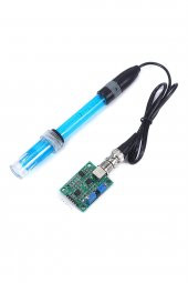 PH Elektrot Sensör Probu E201-1C  Sıvı Su 0-14Ph Algılayıcı BNC Soket Analog Ph Metre Test Akvaryum - 5
