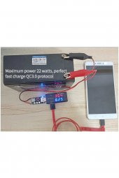 QC3 Hızlı Şarj Modülü  DC 10-32V 24W to 5V Usb Voltaj Düşürücü Cep Telefonu Apple Android Huawei MTK Samsung - 6