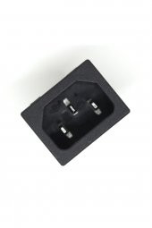 220V 15A AC Erkek Power Giriş Soketi C14 3 Pin Panel Montaj Tip Güç Kablo Bağlantı Konnektörü - 4