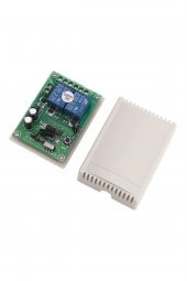 433Mhz RF 2 Kanal Röle Modül DC12V Kablosuz Motor Pompa Fan Lamba Perde Akıllı Ev Garaj Bariyer Kapı - 1