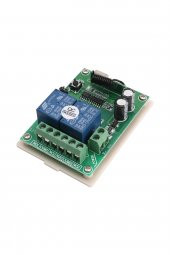 433Mhz RF 2 Kanal Röle Modül DC12V Kablosuz Motor Pompa Fan Lamba Perde Akıllı Ev Garaj Bariyer Kapı - 3