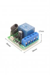 433Mhz RF 1 Kanal Röle Modül DC 12V  Kablosuz Pompa Fan Lamba Perde Akıllı Ev Garaj Bariyer Kapı - 8