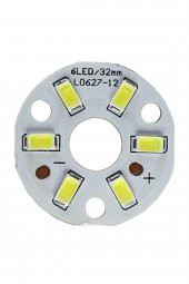 5730 12V 3W 32mm Beyaz Led Modül Aluminyum Pcb 6 Led Lamba Aydınlatma Işık - 8
