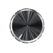 Alüminyum Pot Başlığı 6mm Tırtıklı Mil  6mm Siyah Metal Potansiyometre Rotary Enkoder Ses Voltaj thumbnail 8