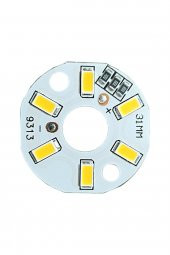 5730 5V 3W 31mm Beyaz Led Modül  Aluminyum Pcb 6 Led Lamba Aydınlatma Işık - 7