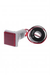 AC 20-500V 100A Kare Dijital Voltmetre Ampermetre 220V Kırmızı Panel Montaj Led Gösterge Ekran Akım - 3