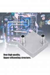 4x4cm Sıvı Su Aluminyum Soğutucu Blok 90 Derece  Bilgisayar Cpu Grafik Gpu Anakart Xbox Lazer - 4